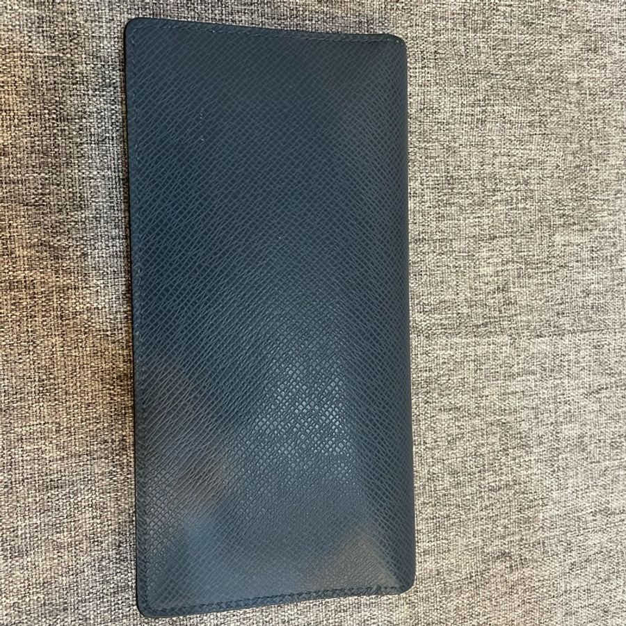 Louis Vuitton LV BRAZZA 深藍長夾-3