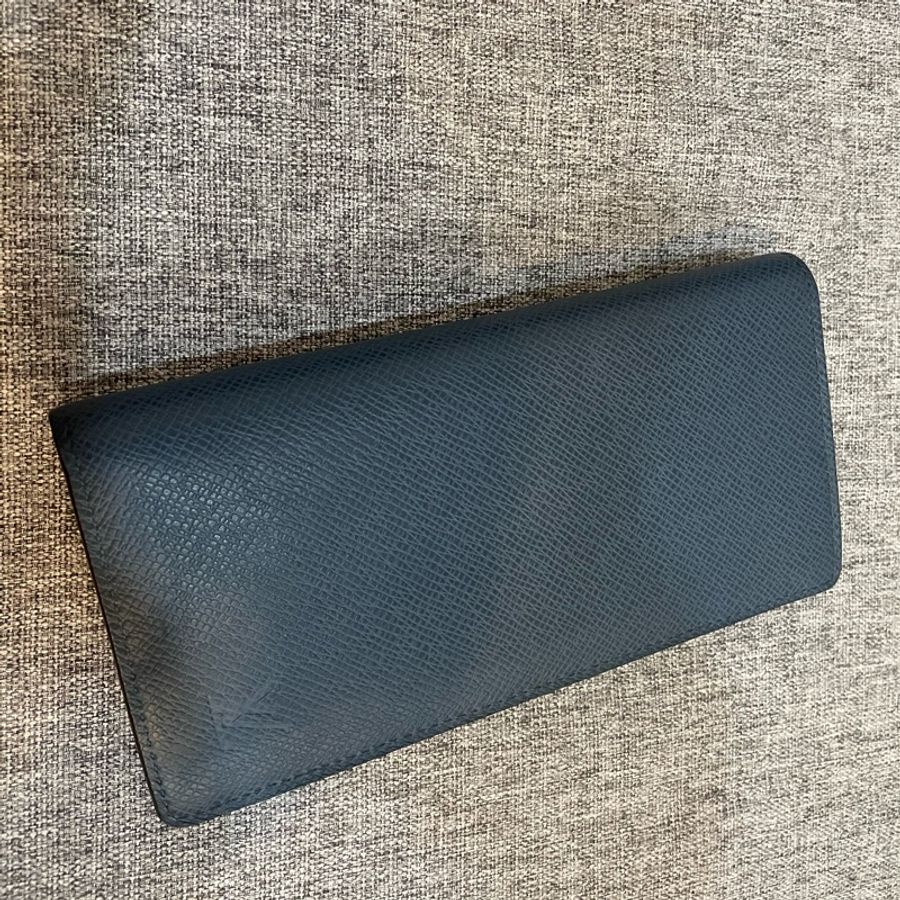 Louis Vuitton LV BRAZZA 深藍長夾-4