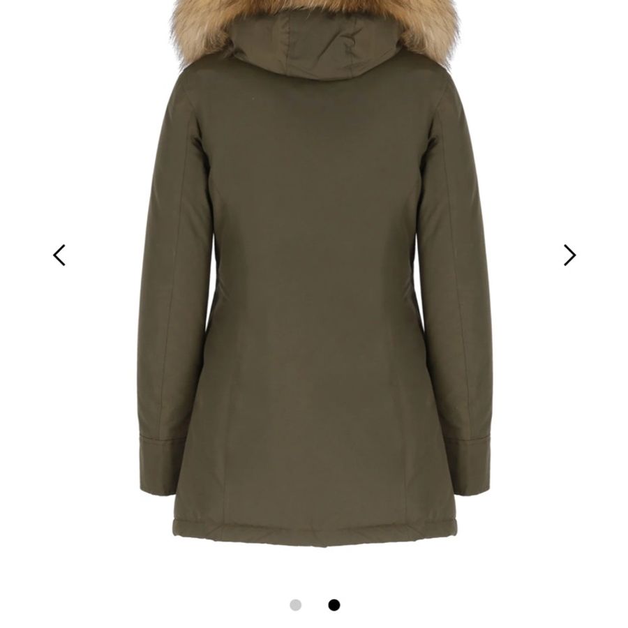 [全新未剪標］Woolrich luxury artic parka極地防風連帽外套 墨綠S號-1