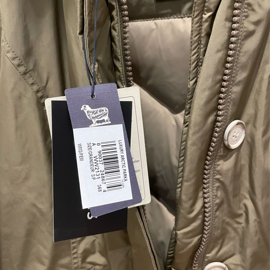 [全新未剪標］Woolrich luxury artic parka極地防風連帽外套 墨綠S號-9