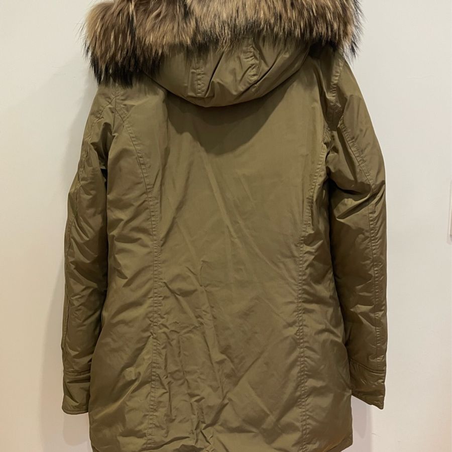 [全新未剪標］Woolrich luxury artic parka極地防風連帽外套 墨綠S號-11