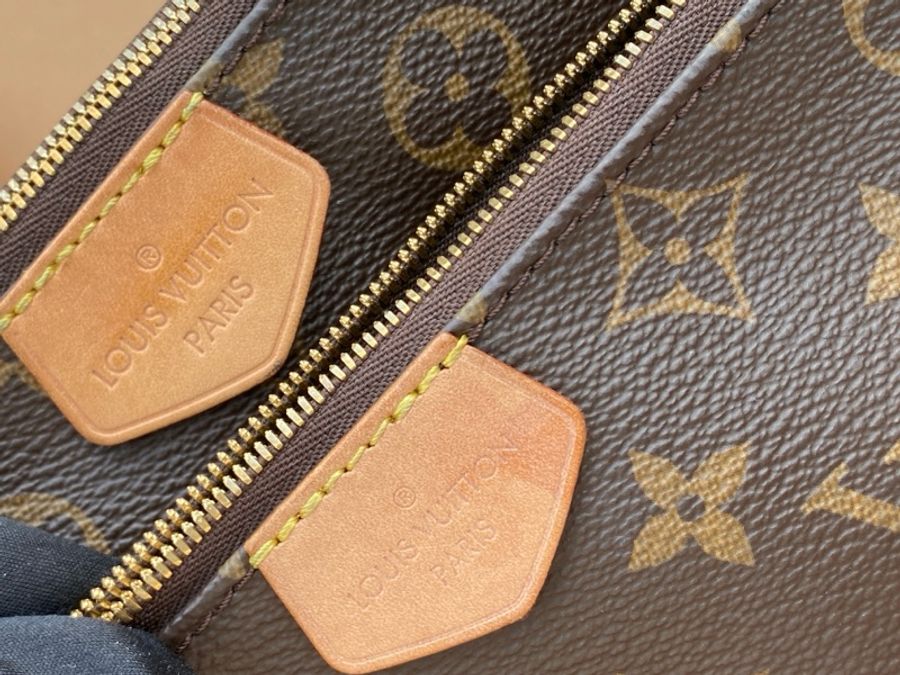 二手LV Multi Pochette Accessoires粉色背帶五合一麻將包腋下包M44840-19
