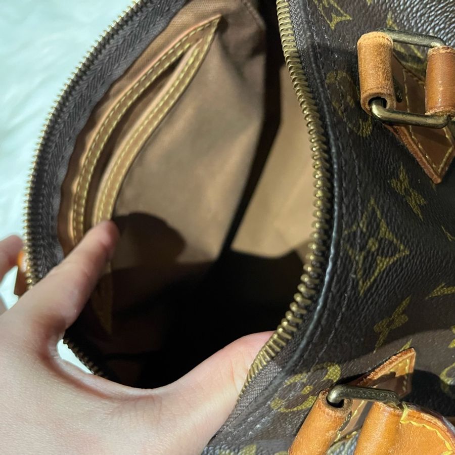 ✨降價🩷 LV speedy 25 vintage 經典波士頓包｜贈絲巾及揹帶-15