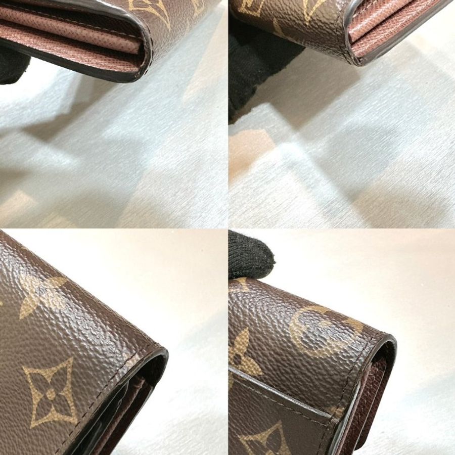LV Sarah老花信封長夾-9