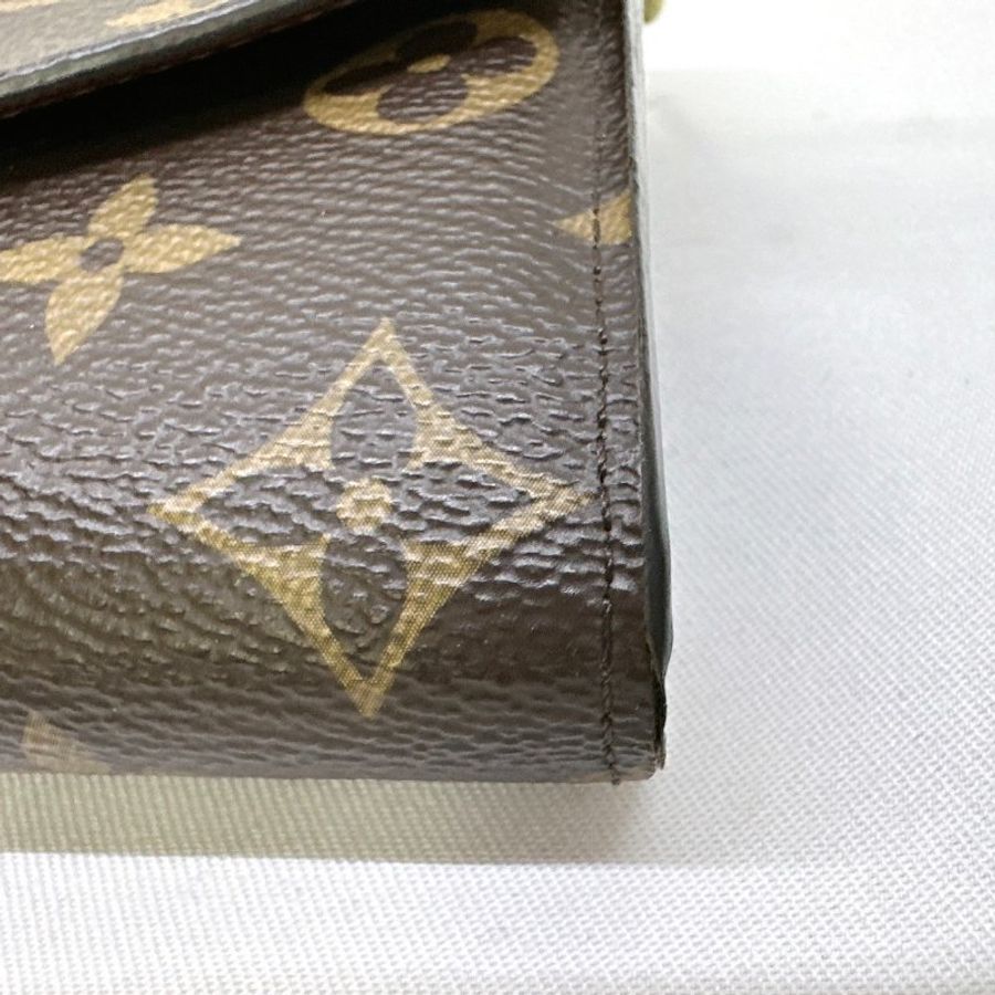 LV Sarah老花信封長夾-11