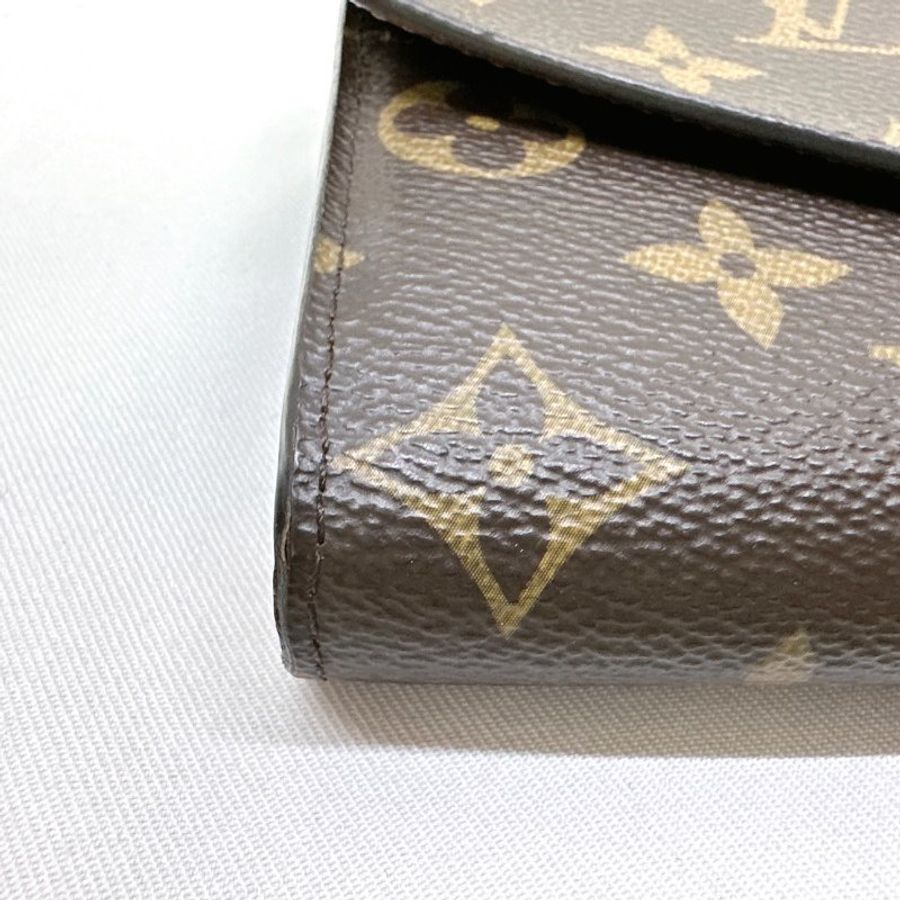 LV Sarah老花信封長夾-12