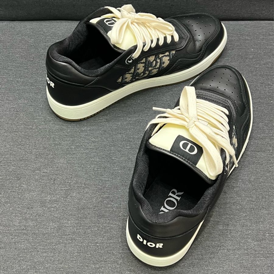 DIOR B27 低筒黑色老花運動鞋 99新 (size 42)-0