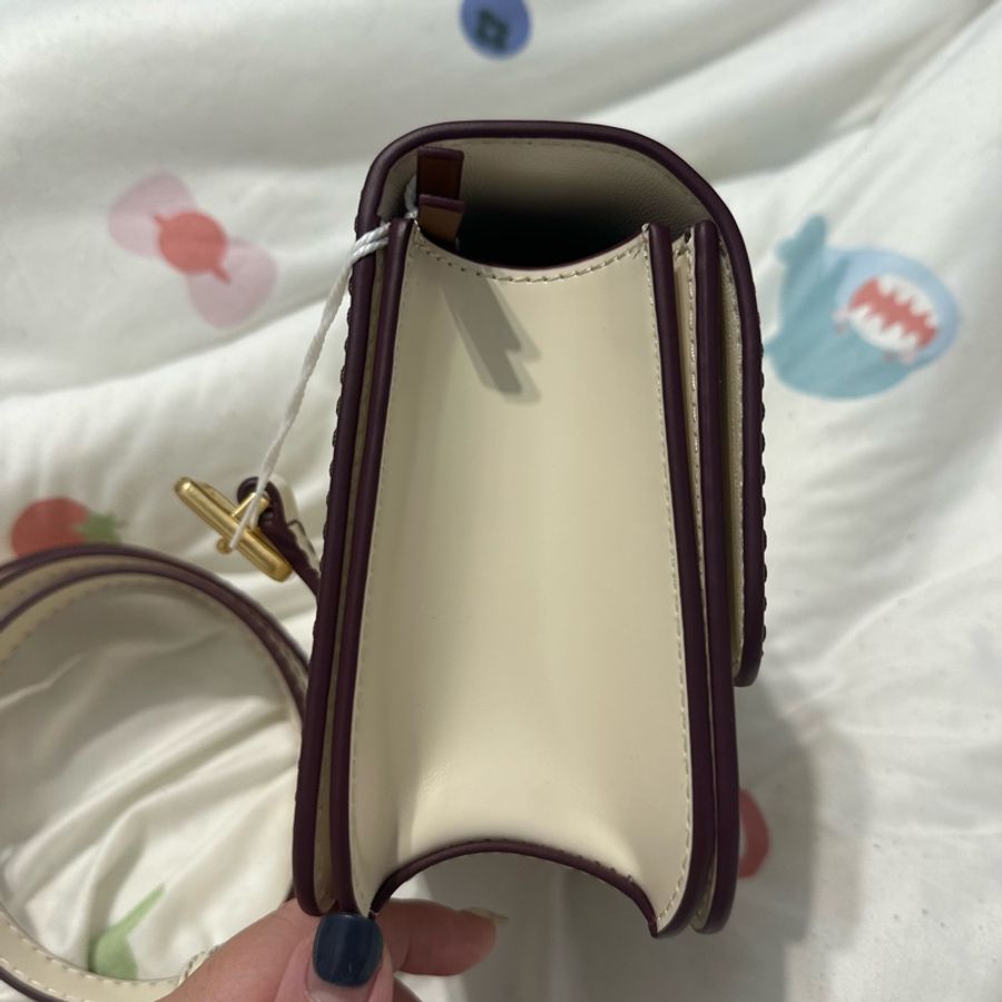 (全新)Tory Burch Eleanor tb 金磚 奶白色 皮帶款 稀有色 稀有款-1
