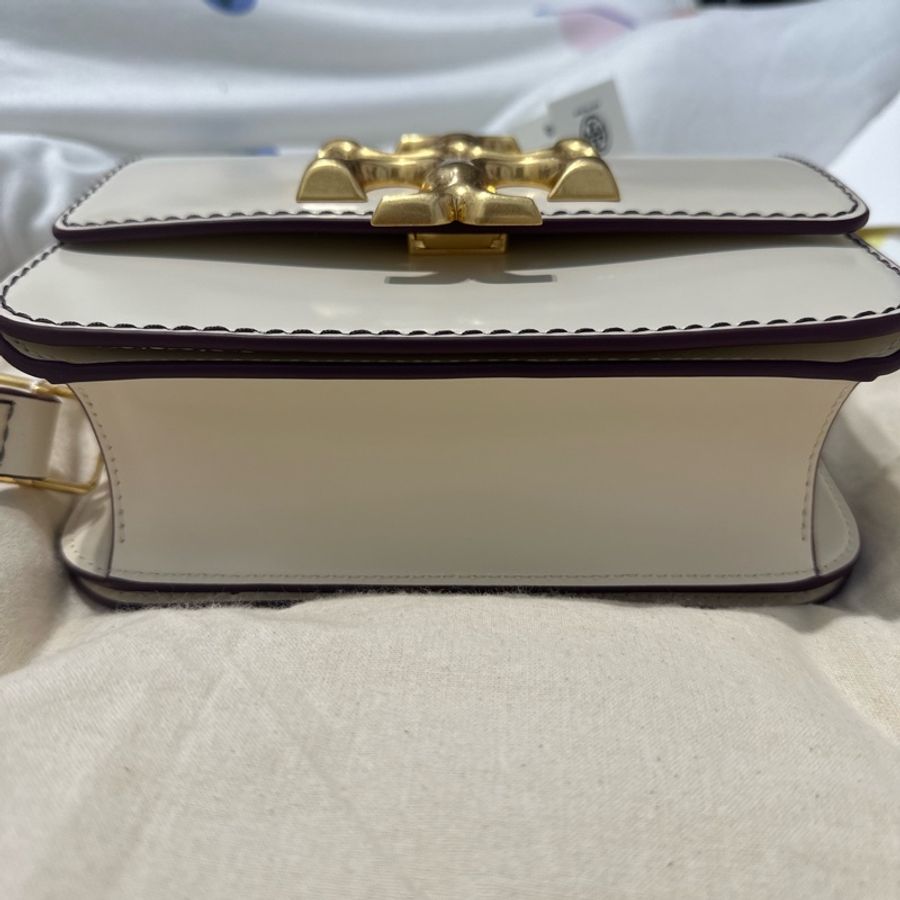 (全新)Tory Burch Eleanor tb 金磚 奶白色 皮帶款 稀有色 稀有款-2