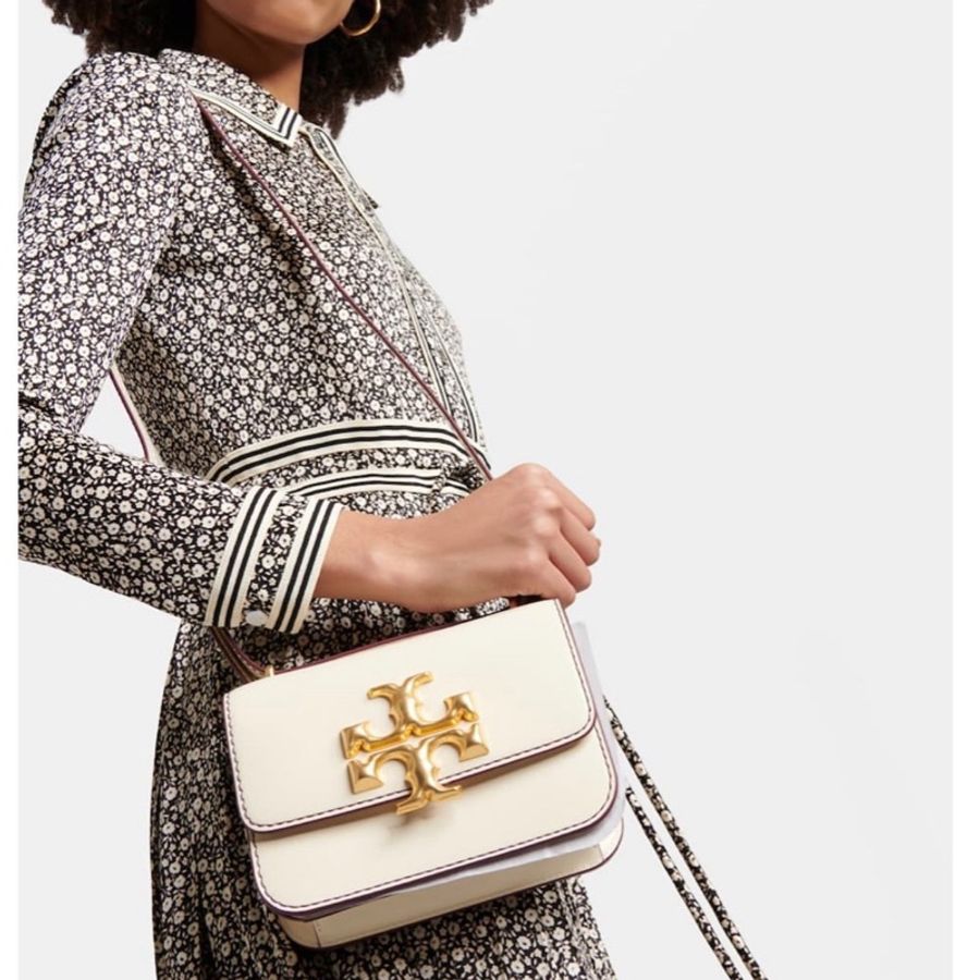 (全新)Tory Burch Eleanor tb 金磚 奶白色 皮帶款 稀有色 稀有款-4