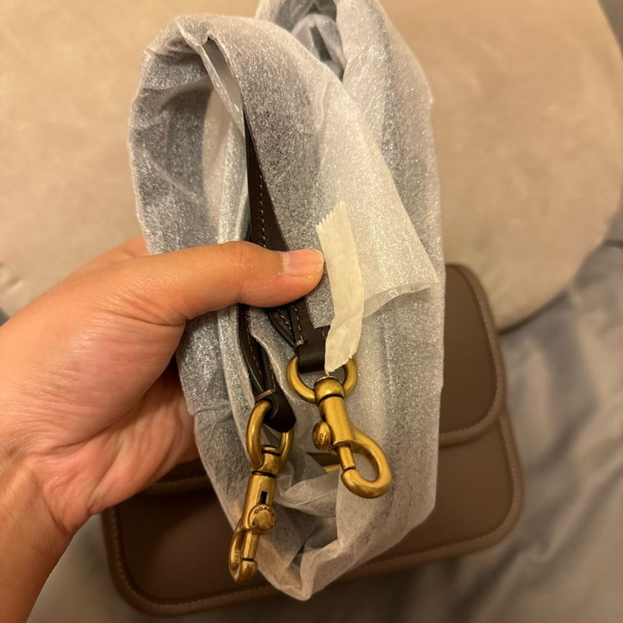 二手 coach ROGUE 頂部提把撞色手袋 側背 手提-4