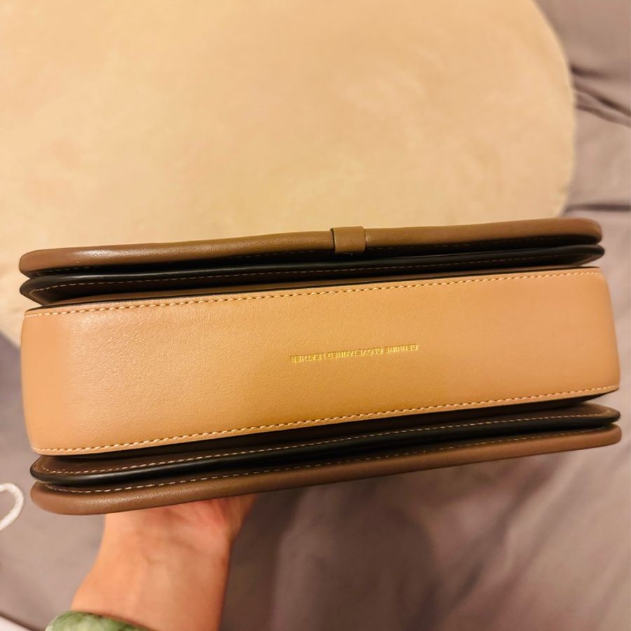 二手 coach ROGUE 頂部提把撞色手袋 側背 手提-9