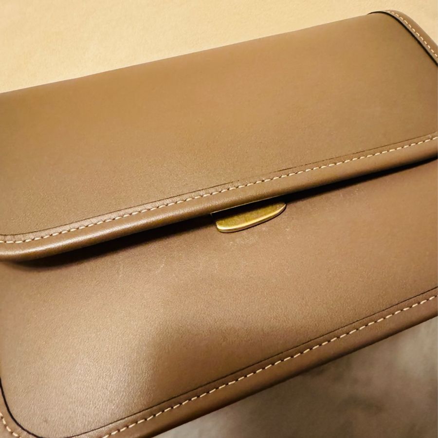 二手 coach ROGUE 頂部提把撞色手袋 側背 手提-17