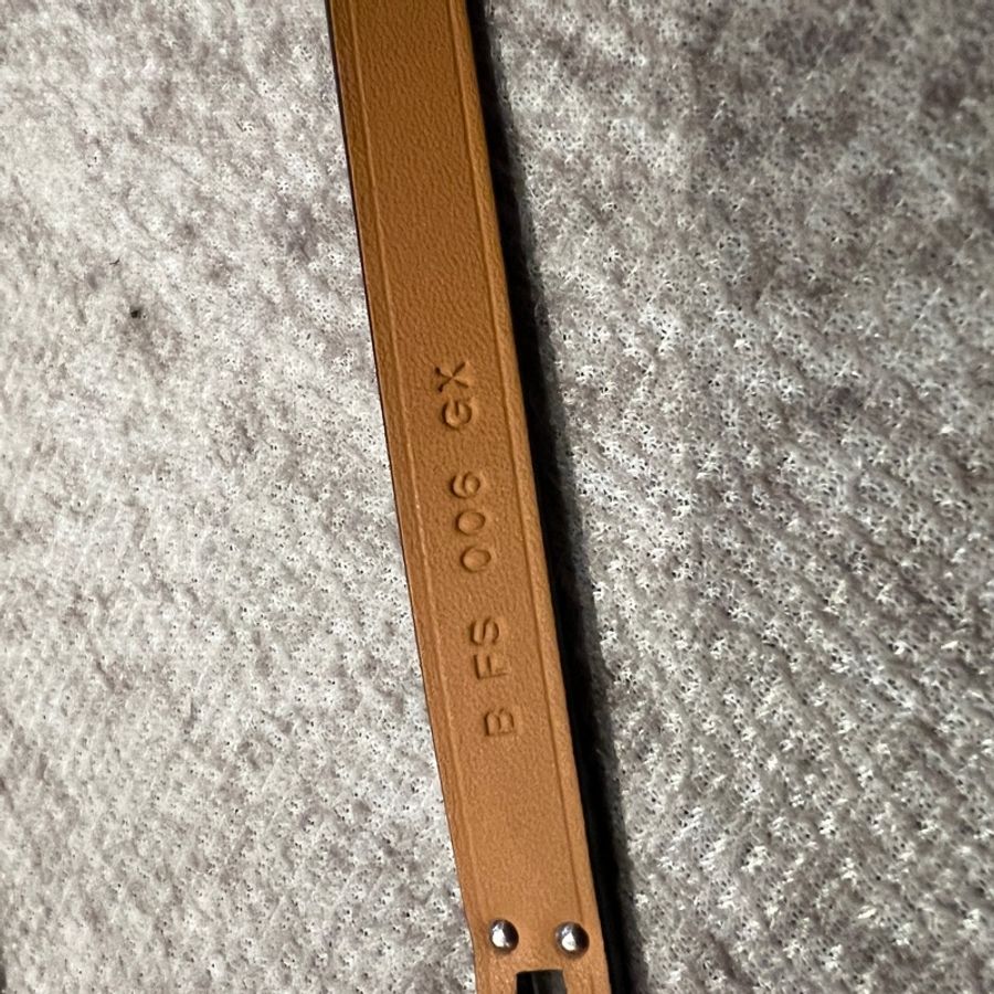 Hermes 愛馬仕 mini kelly double tour 雙環皮手環 黑銀 T3-6