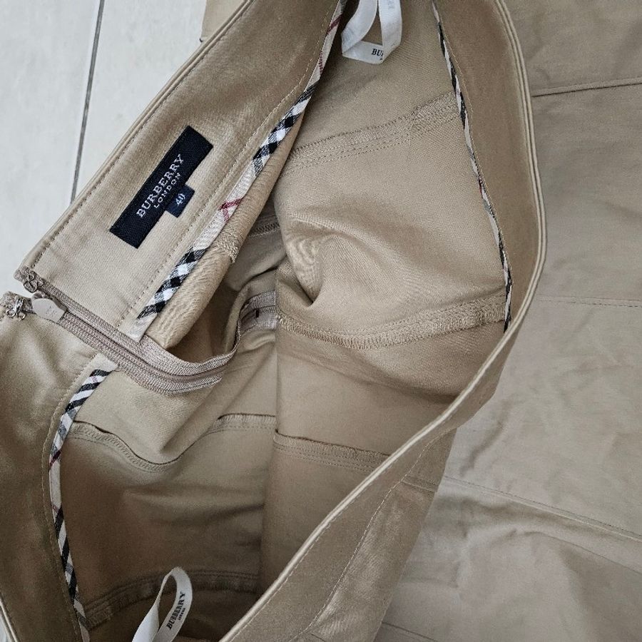 Burberry London 淺卡其魚尾半裙-2