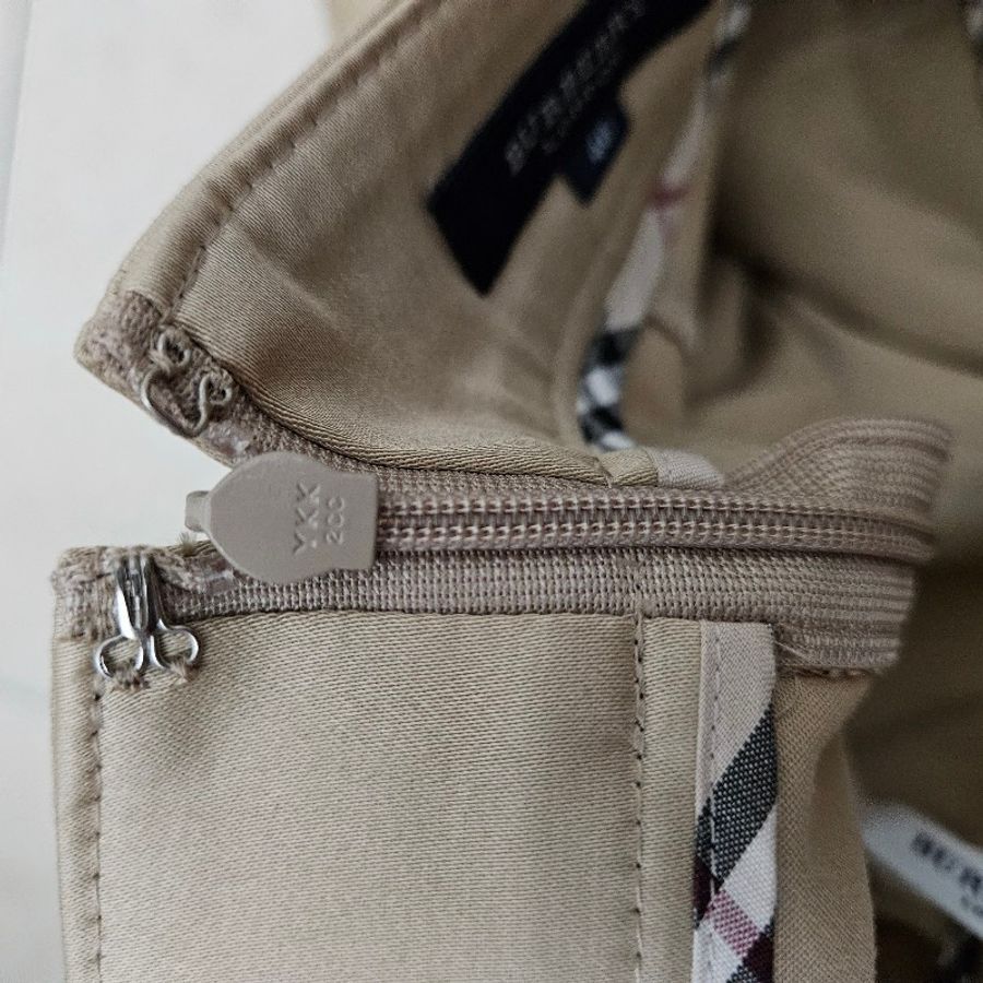 Burberry London 淺卡其魚尾半裙-4