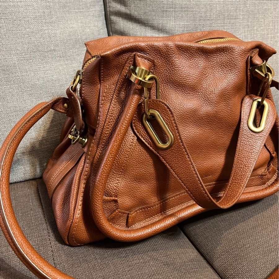 Chloé IT BAG Paraty荔枝紋小牛皮手提/肩背包8HS891 043 PORTE EPAULE-6
