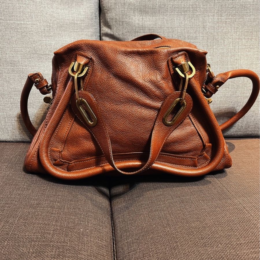 Chloé IT BAG Paraty荔枝紋小牛皮手提/肩背包8HS891 043 PORTE EPAULE-7