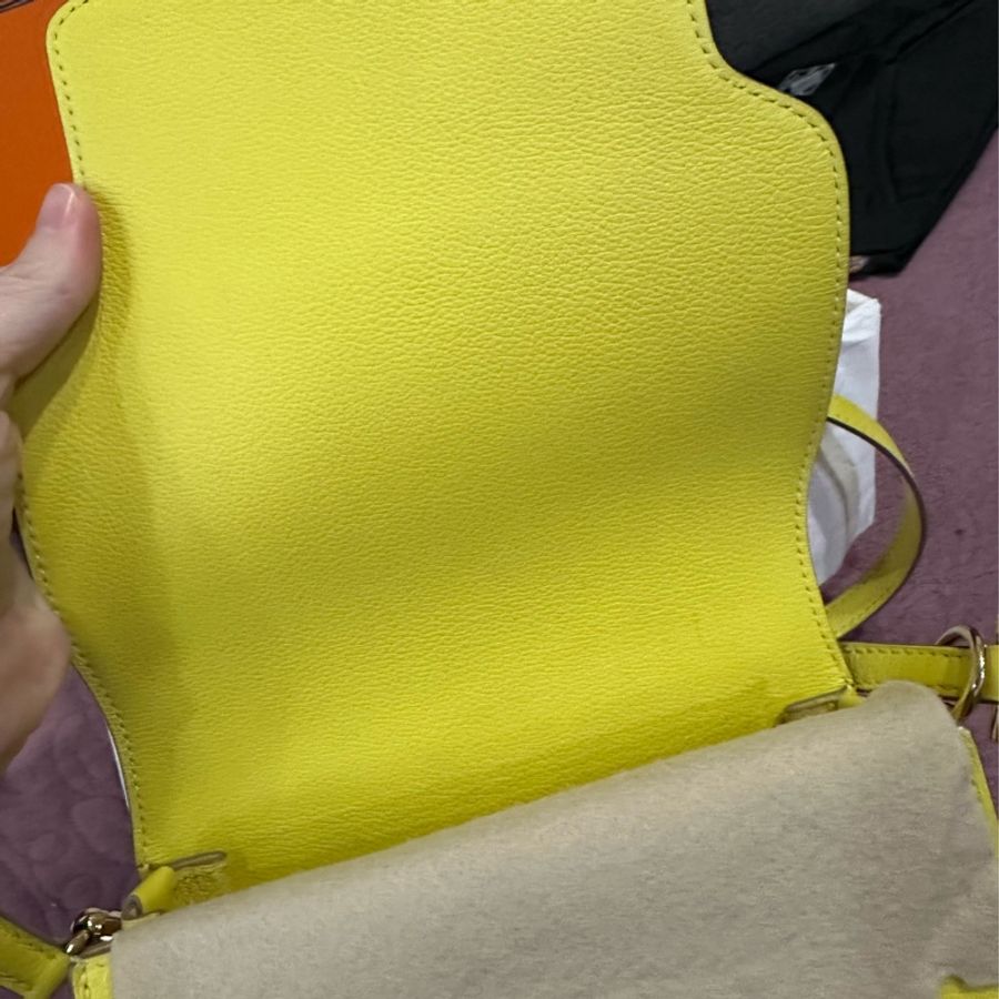 HERMES Roulis Mini Y 刻黃色-12