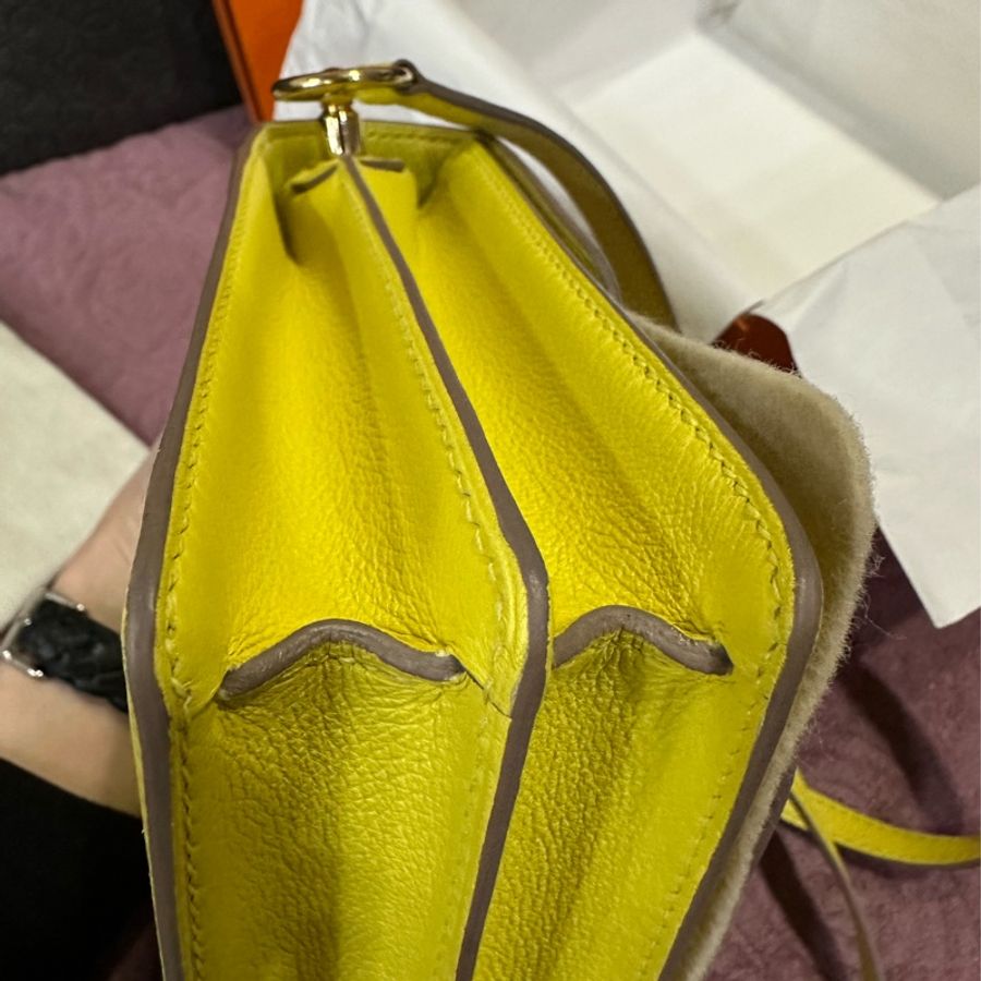 HERMES Roulis Mini Y 刻黃色-22