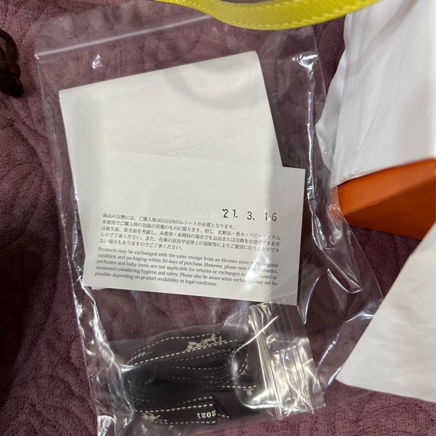 HERMES Roulis Mini Y 刻黃色-33