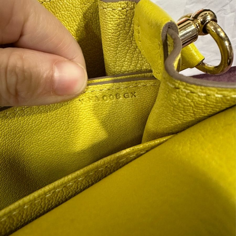 HERMES Roulis Mini Y 刻黃色-35