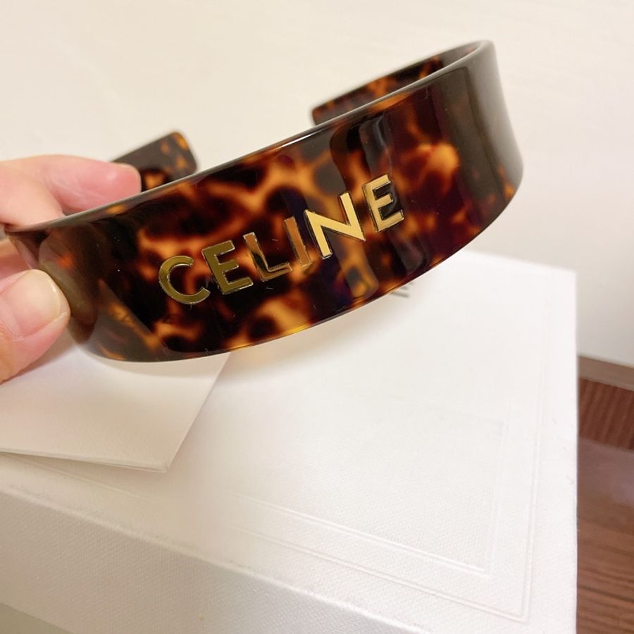 Celine Lisa佩戴款髮箍(玳瑁色)-0
