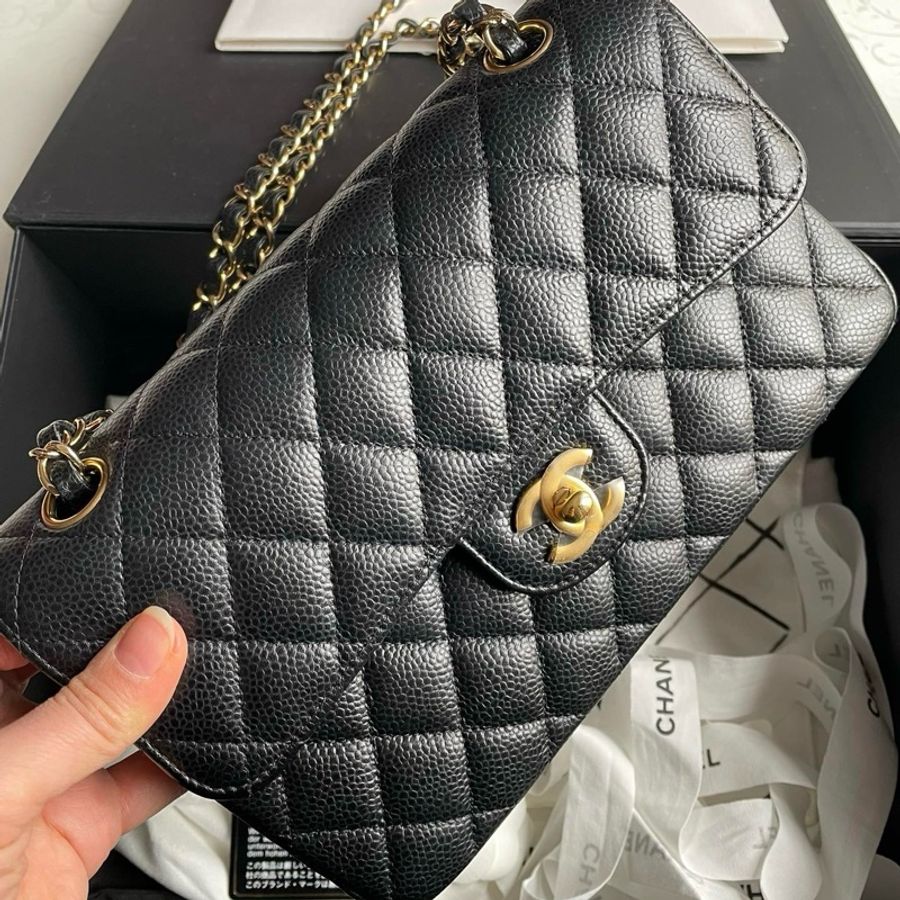 Chanel Caviar CF23 金扣-1