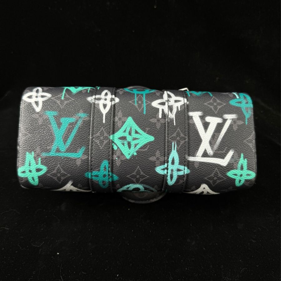 LV keepall 25 塗鴉 斜背 手提-4