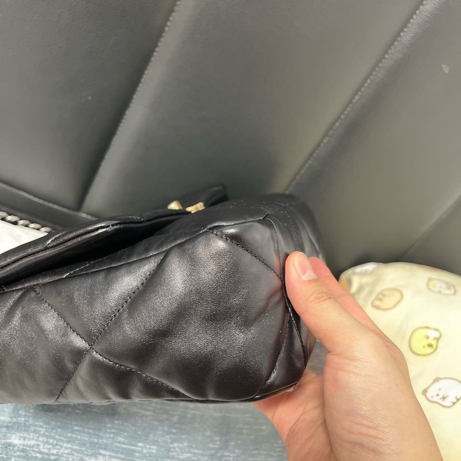 Chanel 19bag 30cm 全配閒置品少用-21