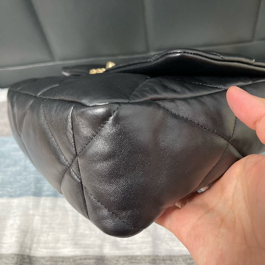 Chanel 19bag 30cm 全配閒置品少用-22