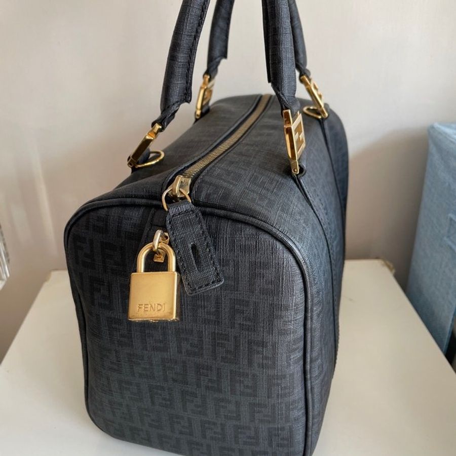 Fendi FOREVER BAULETTO CLOTH HANDBAG-1