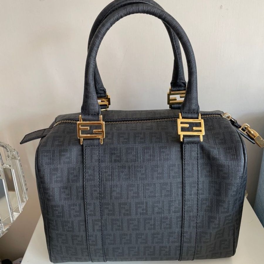 Fendi FOREVER BAULETTO CLOTH HANDBAG-2