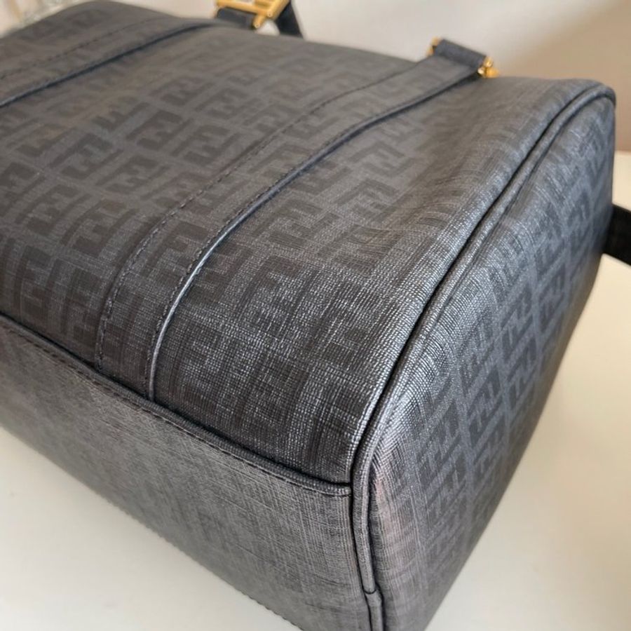 Fendi FOREVER BAULETTO CLOTH HANDBAG-8