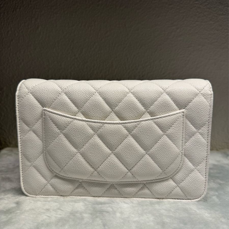(全新）Chanel 荔皮白色woc-2