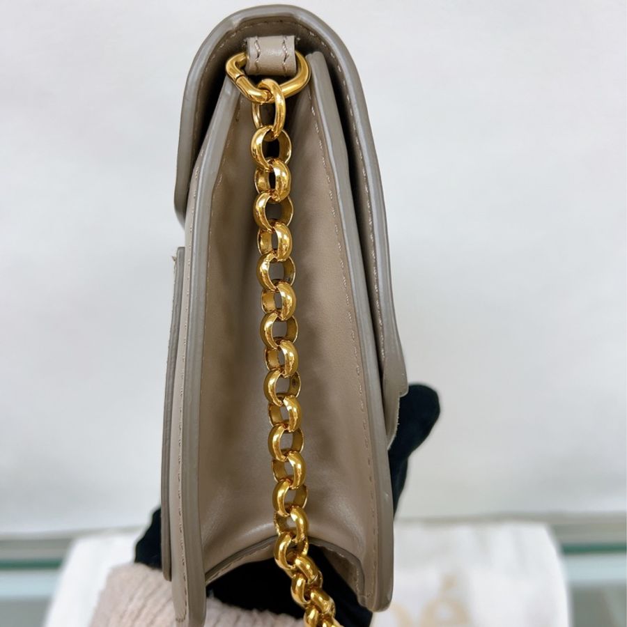 Chloe C clutch with chain 灰色 C釦鏈條包/ 斜挎單肩包-3