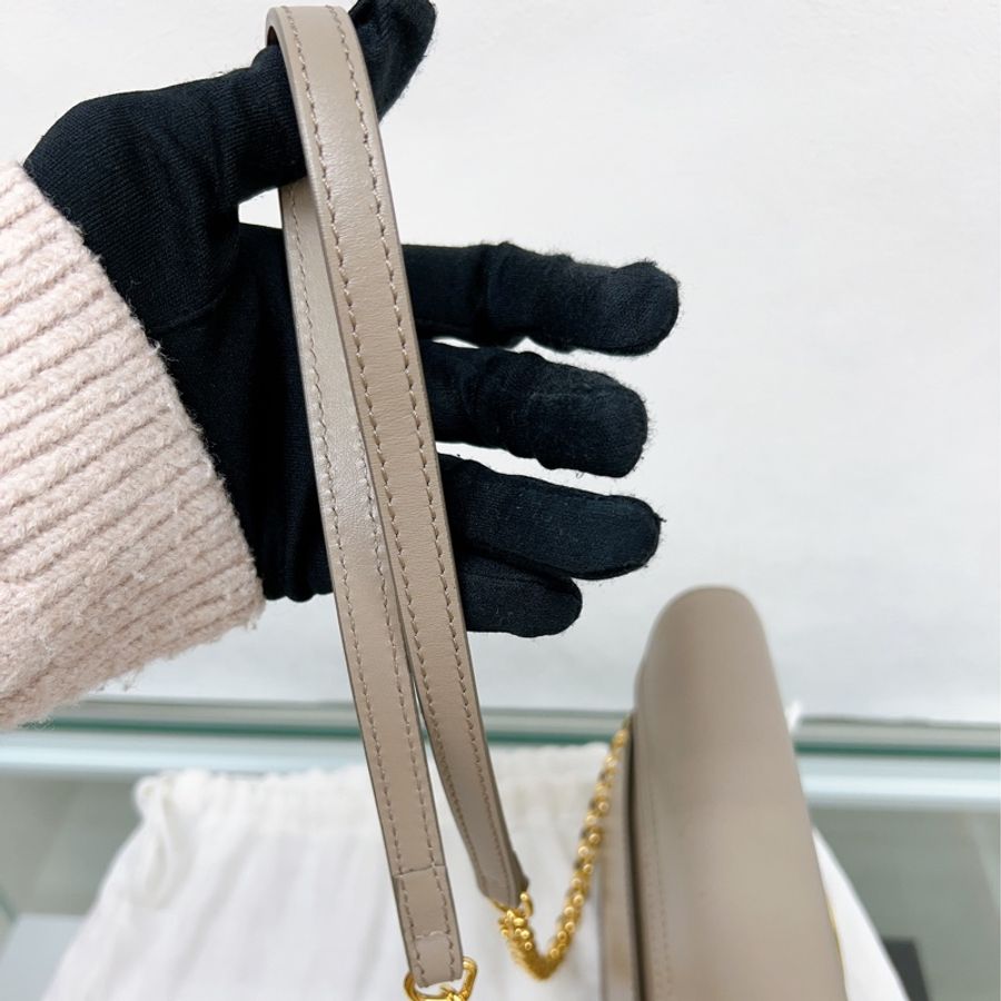 Chloe C clutch with chain 灰色 C釦鏈條包/ 斜挎單肩包-12