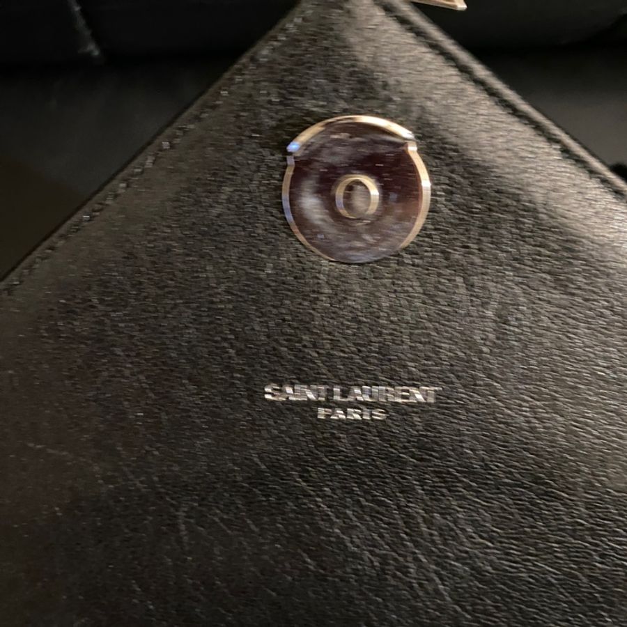 YSL college 黑色 中型學院包-23