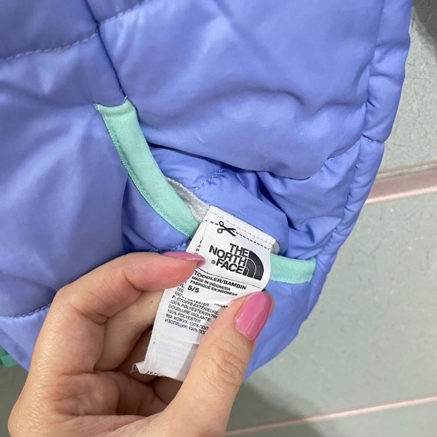 The North Face 兒童透氣保暖舒適連帽鋪棉雙面外套-4