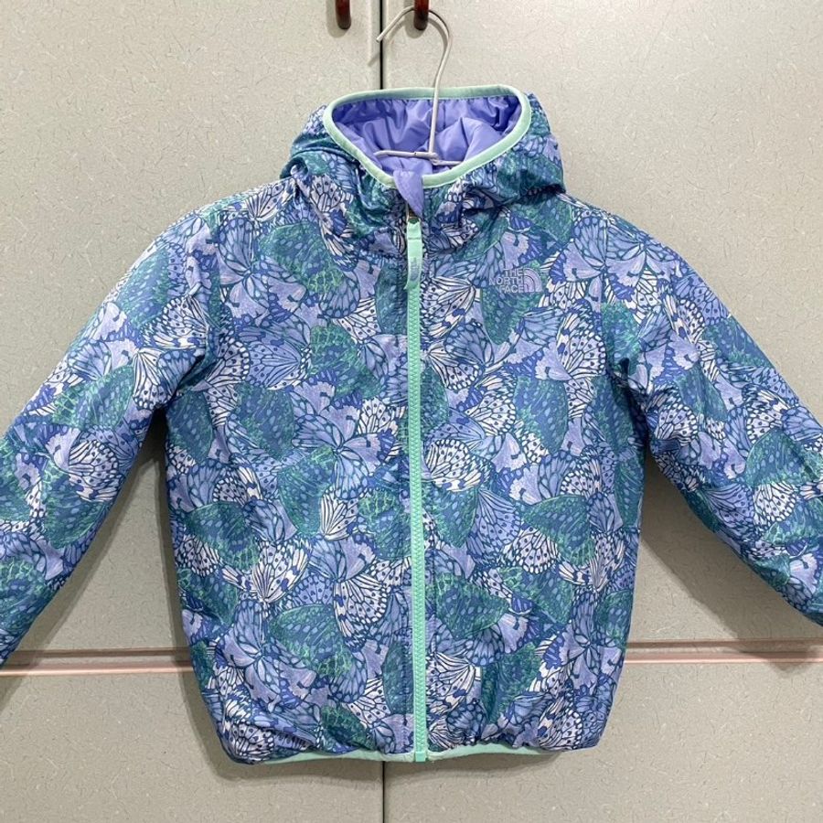 The North Face 兒童透氣保暖舒適連帽鋪棉雙面外套-6