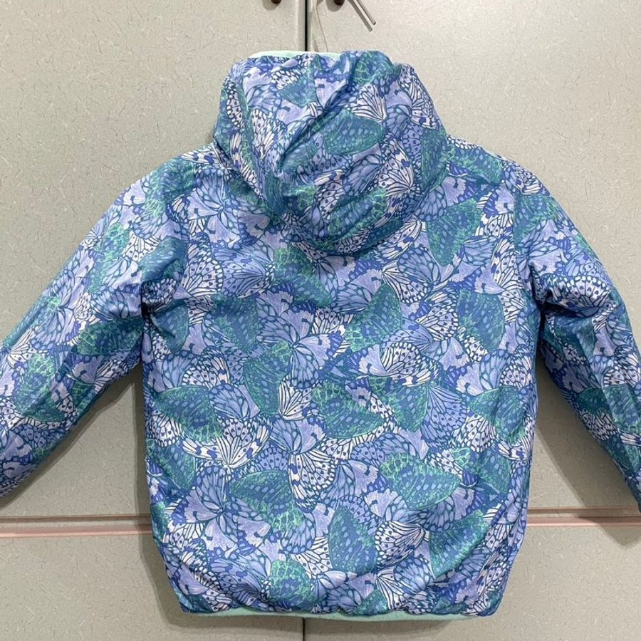 The North Face 兒童透氣保暖舒適連帽鋪棉雙面外套-7