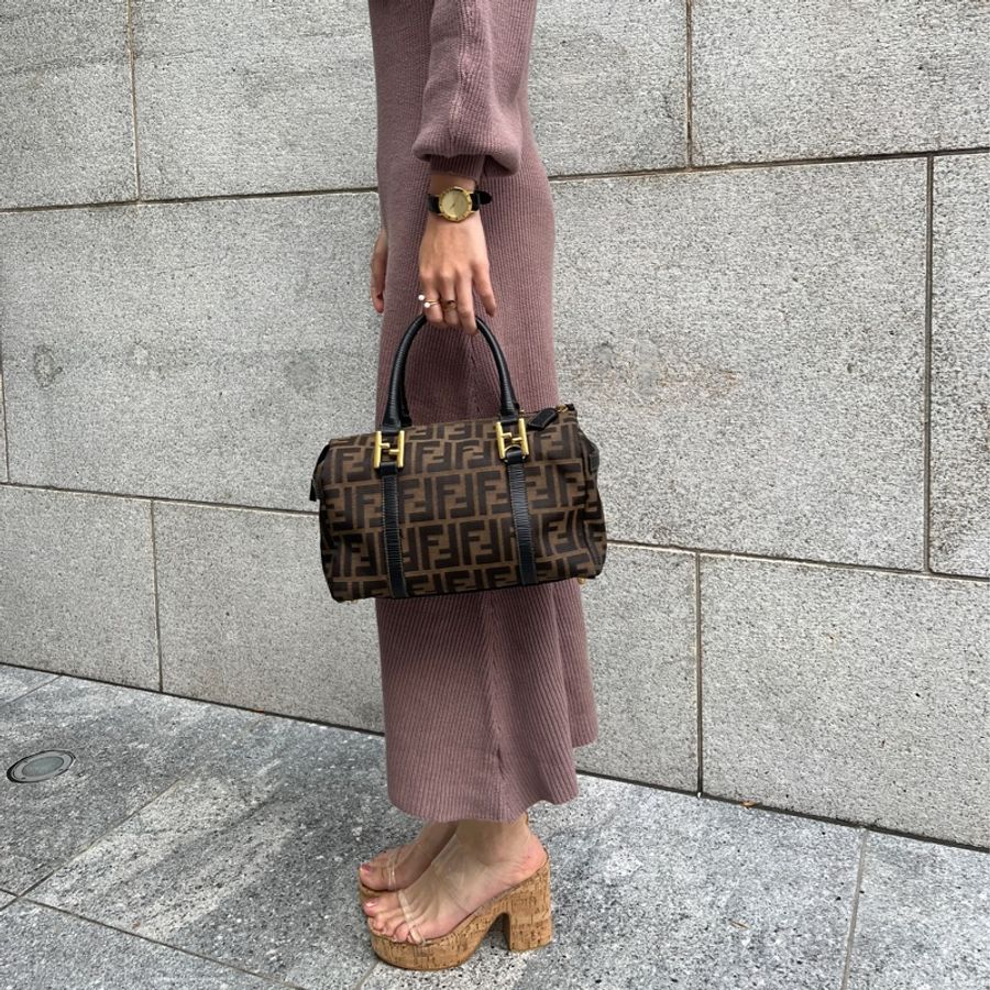 【FENDI】老花波士頓包-0