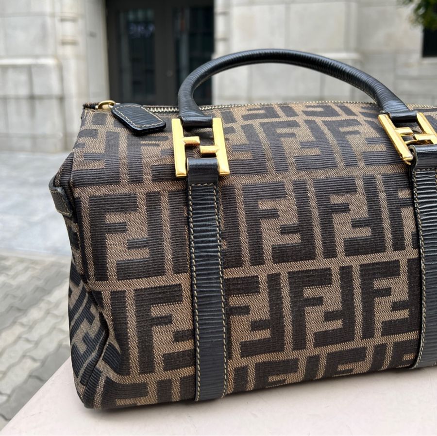 【FENDI】老花波士頓包-2