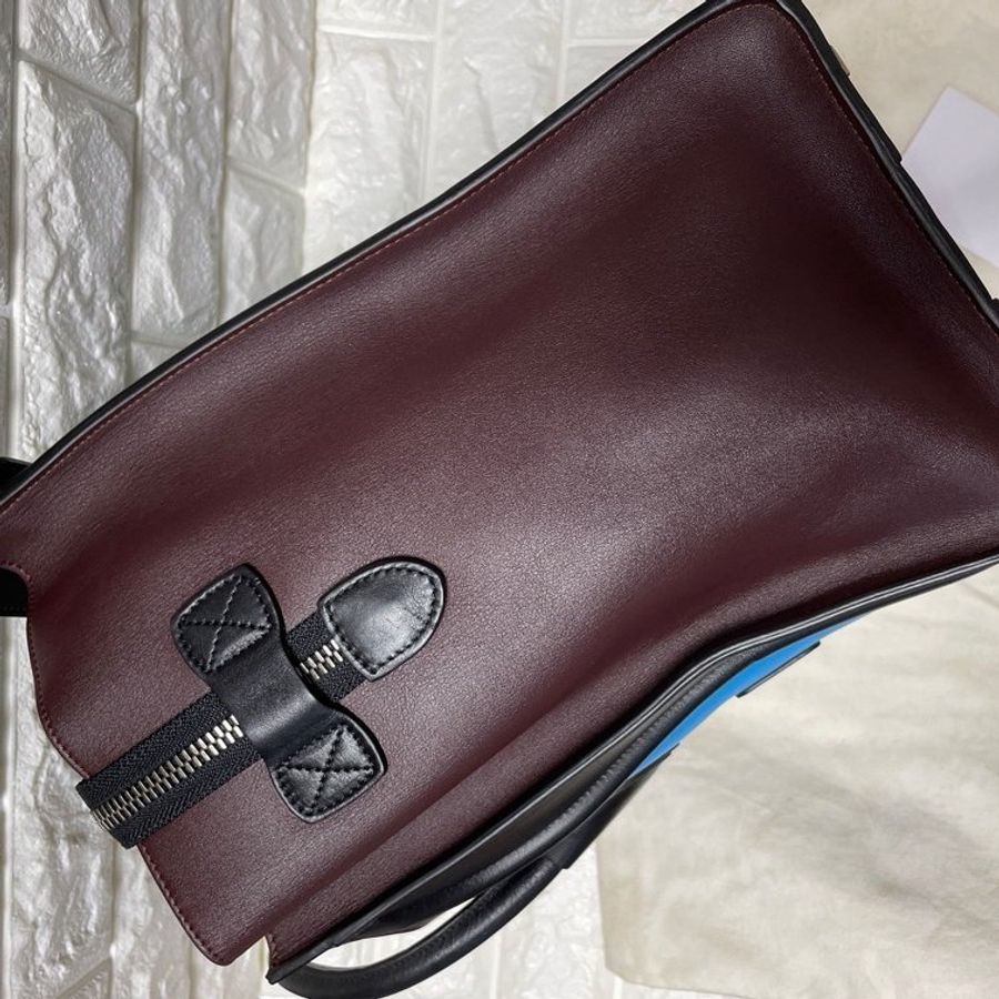 Celine LUGGAGE LEATHER HANDBAG-16