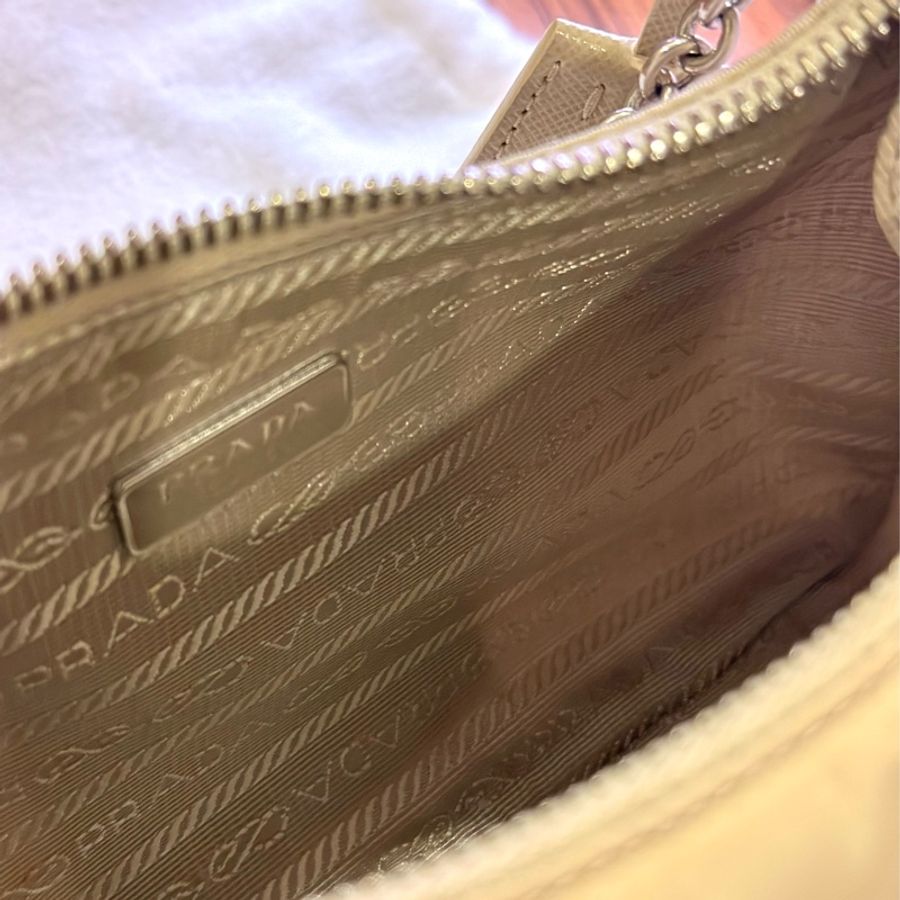 prada hobo三合一沙色-4
