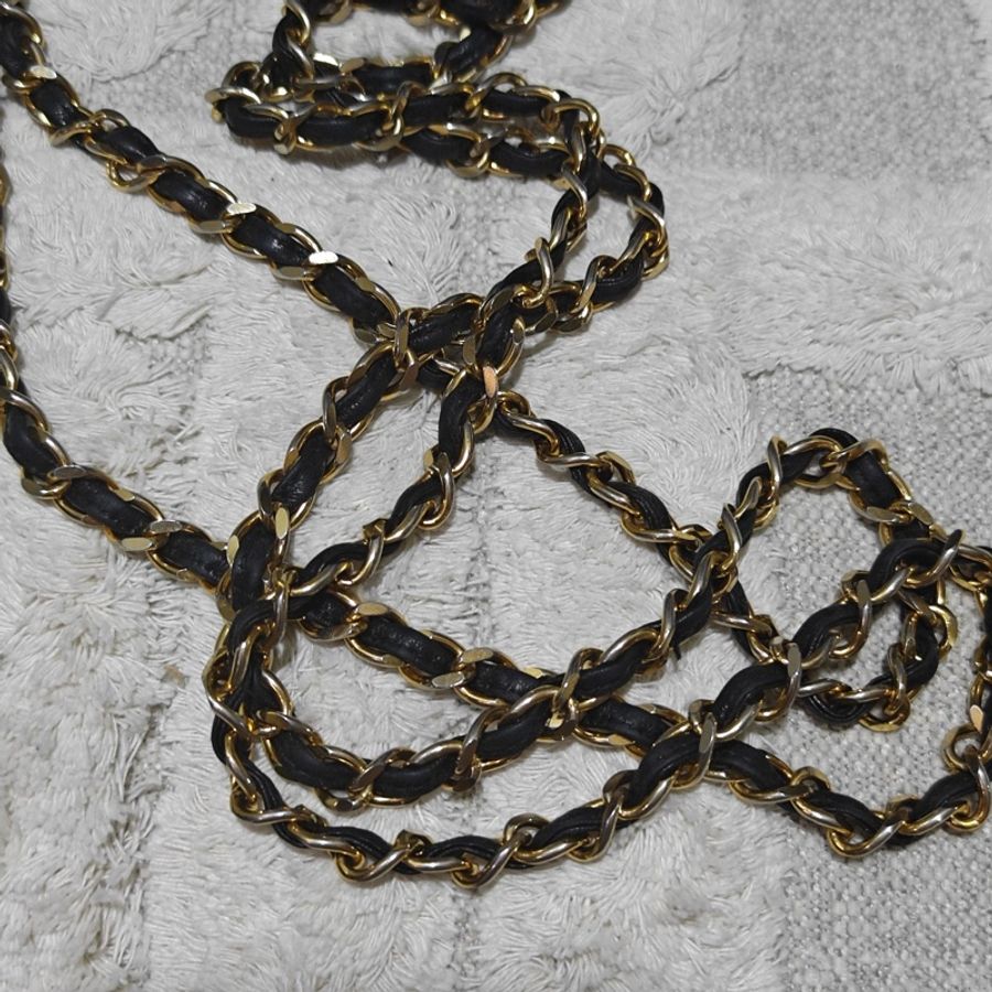 Chanel Vintage 香奈兒蜥蜴皮元寶包 卡標齊-23