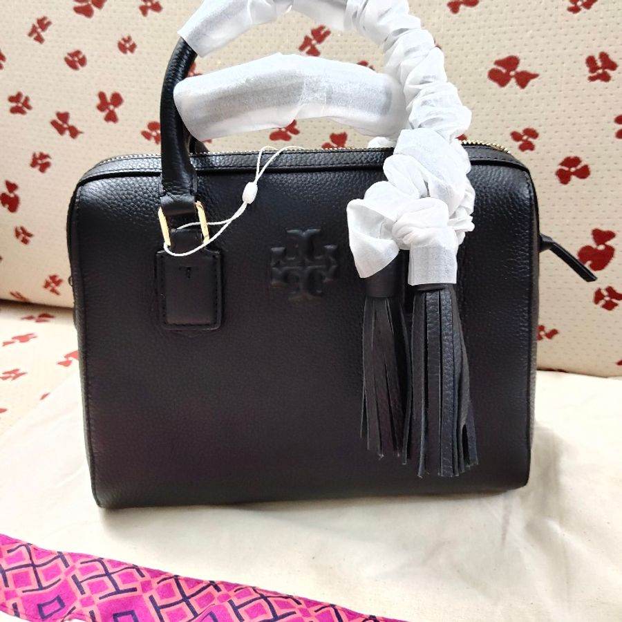 全新 outlet Tory Burch (TB)波士頓包(附雙背帶,可肩背/協背/手提)-2