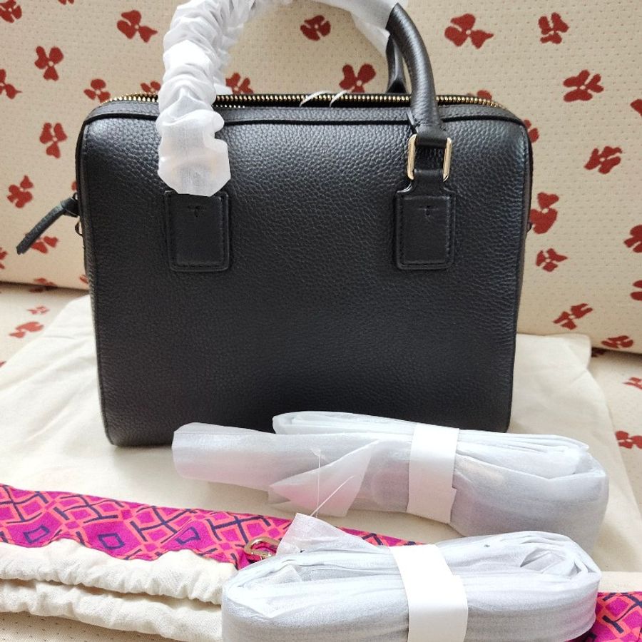 全新 outlet Tory Burch (TB)波士頓包(附雙背帶,可肩背/協背/手提)-4