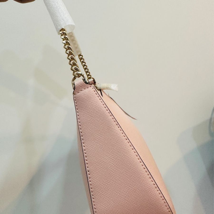 Kate Spade 粉紅色小包 半月包 腋下包-1