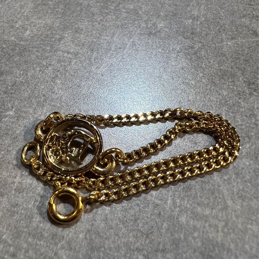 【Dior】金色CD手鏈-6